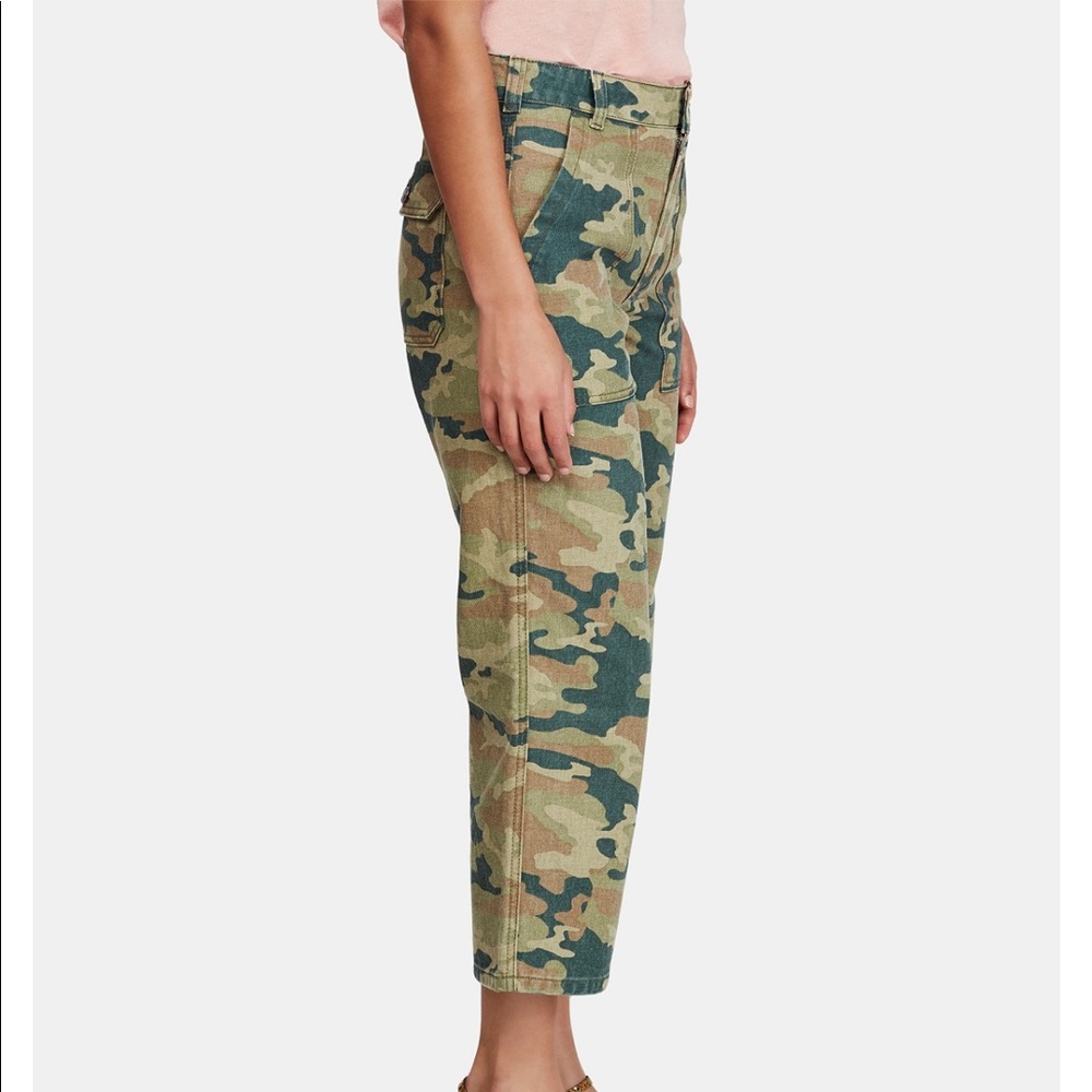 NWT/Free people Remy Camo Printed Capri/27 - Picture 11 of 11